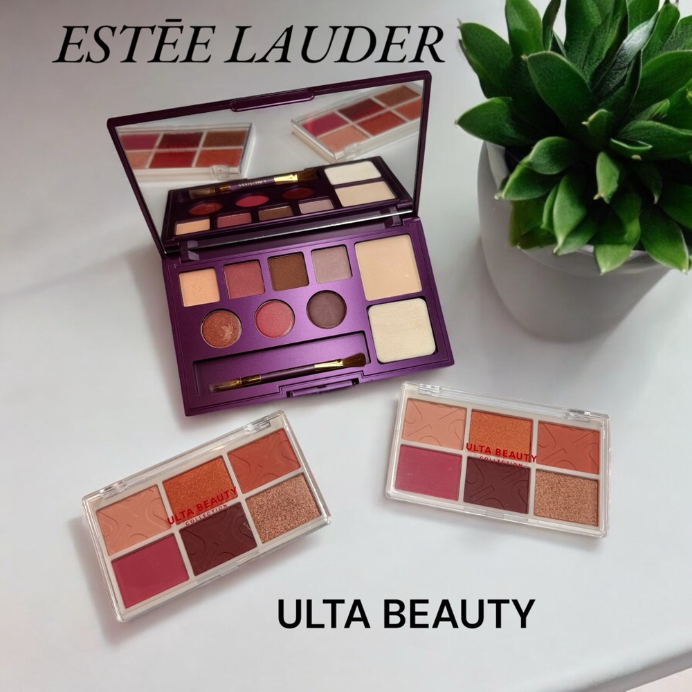 Estée Lauder Eye/Lip/Powder Compact & Two Ulta Beauty 6 Pan Eye Shadow Palette